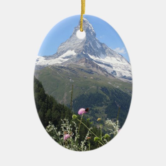 Matterhorn-GebirgsFoto Keramikornament (Vorne)