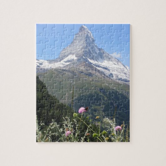 Matterhorn-GebirgsFoto Puzzle (Vertikal)