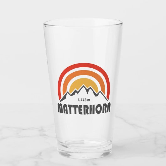 Matterhorn Glas (Vorderseite)