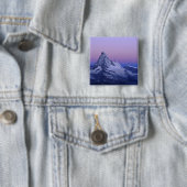 Matterhorn im Morgengrauen, Zermatt, Schweizer Alp Button (Beispiel)
