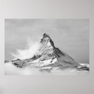 Matterhorn im Winter Poster
