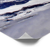 Matterhorn im Wolkenmeer der Schweiz Poster (Ecke)