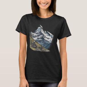 Matterhorn in den Schweizer Alpen T-Shirt