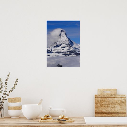 Matterhorn in der Schweiz Poster (Küche)