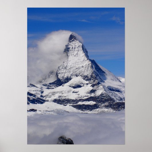 Matterhorn in der Schweiz Poster (Vorne)
