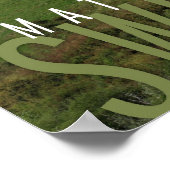 Matterhorn in der Schweiz Poster (Ecke)