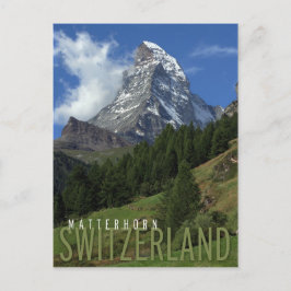 Matterhorn in der Schweiz Postkarte