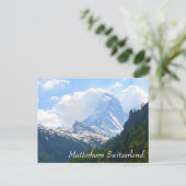 Matterhorn in der Schweiz Postkarte (Stehend Vorderseite)