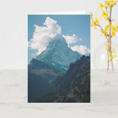 Matterhorn Karte (Gelbe Blume)