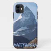 Matterhorn Mountain Design, Schweiz Case-Mate iPhone Hülle (Rückseite)