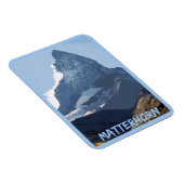 Matterhorn Mountain Design, Zermatt, Schweiz Magnet (Rechte Seite)