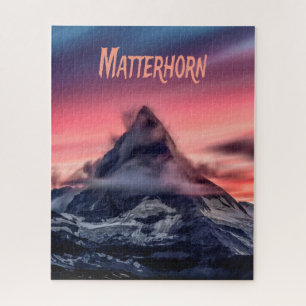 Matterhorn Mountain Europe Alps Switzerland Italy Puzzle