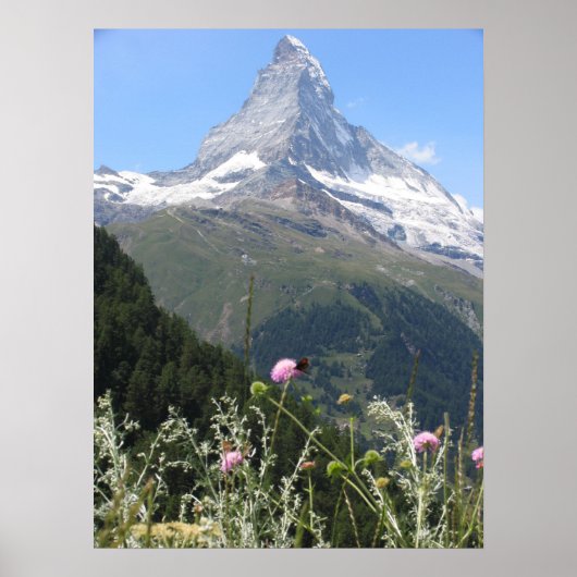 Matterhorn Mountain Foto Poster (Vorne)