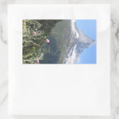 Matterhorn Mountain Foto Rechteckiger Aufkleber (Tasche)
