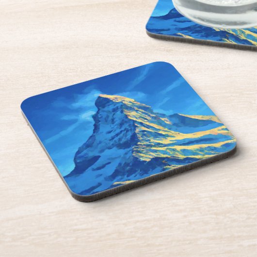 Matterhorn Mountain Getränkeuntersetzer (Linke Seite)