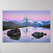 Matterhorn mountain in Zermatt, Switzerland Poster (Vorne)