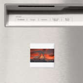 Matterhorn Peak bei Morgendämmerung Magnet (In Situ (Geschirrspüler))