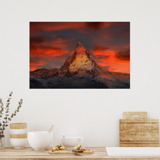 Matterhorn Poster (Küche)