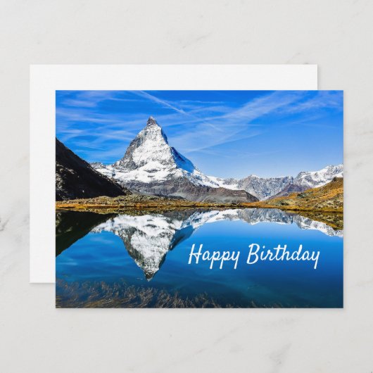 Matterhorn Postkarte (Vorne/Hinten)