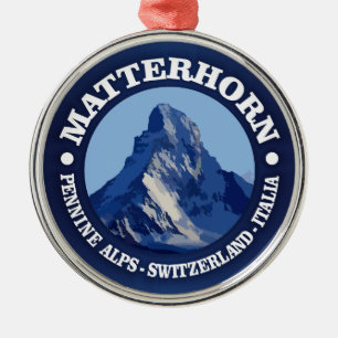 Matterhorn (rd) ornament aus metall