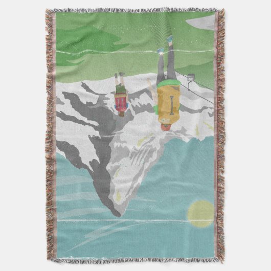 Matterhorn-Reiseplakat Schweiz Decke (Vorderseite Vertikal)