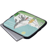 Matterhorn-Reiseplakat Schweiz Laptopschutzhülle (Vorne Knopf)