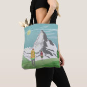 Matterhorn-Reiseplakat Schweiz Tasche (Von Nahem)