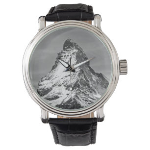 Matterhorn Schwarzweiss Armbanduhr