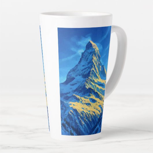 Matterhorn Schweiz Alpen Milchtasse (Rechte Ecke)