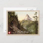Matterhorn Schweiz Alpen Schweiz Postkarte (Vorne/Hinten)