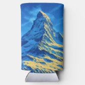 Matterhorn Schweiz Alpen Selters Dosenkühler (Rückseite)