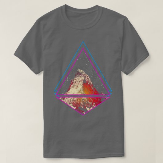 Matterhorn Schweiz Alpen T-Shirt (Design vorne)