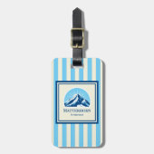 Matterhorn Schweiz Berg Gepäckanhänger (Vorderseite vertikal)