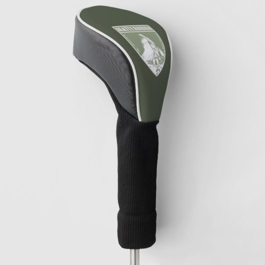 Matterhorn Schweiz Italien Golf Headcover (angewinkelt)