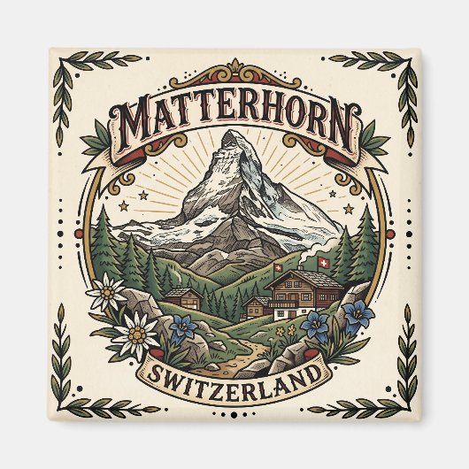 Matterhorn Schweiz Magnet (Vorne)