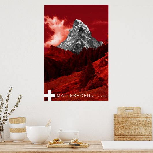 Matterhorn Schweiz Poster (Küche)