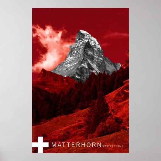 Matterhorn Schweiz Poster (Vorne)