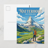 Matterhorn Schweiz Postkarte (Vorne/Hinten)
