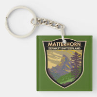 Matterhorn Schweiz Reise Kunst Vintage