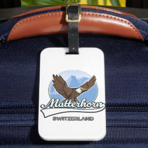 Matterhorn Schweiz Reise Logo Gepäckanhänger