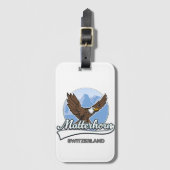 Matterhorn Schweiz Reiselogo Gepäckanhänger (Vorderseite Vertikal)