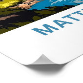 Matterhorn Schweiz Reisen Print Poster (Ecke)