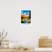 Matterhorn Schweiz Reisen Print Poster (Küche)