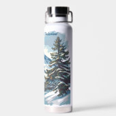 Matterhorn, Schweiz Trinkflasche (Rückseite)