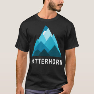 Matterhorn Schweiz Wandern neben dem Wasser T-Shirt