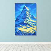 Matterhorn Schweizer Alpen Leinwanddruck (Insitu (Holzboden))