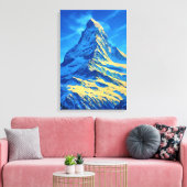 Matterhorn Schweizer Alpen Leinwanddruck (Insitu (Wohnzimmer))