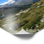 Matterhorn Schweizer Alpen, Zermatt Foto Print (Ecke)