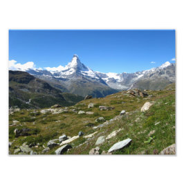 Matterhorn Schweizer Alpen, Zermatt Foto Print