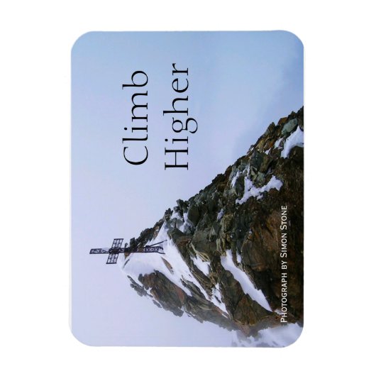 Matterhorn Summit Cross Magnet (Vertikal)